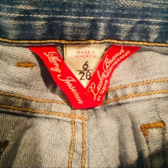 Lucky Brand Jeans Size 6/28 Made In The USA Lil Muse - Picture 10 of 16